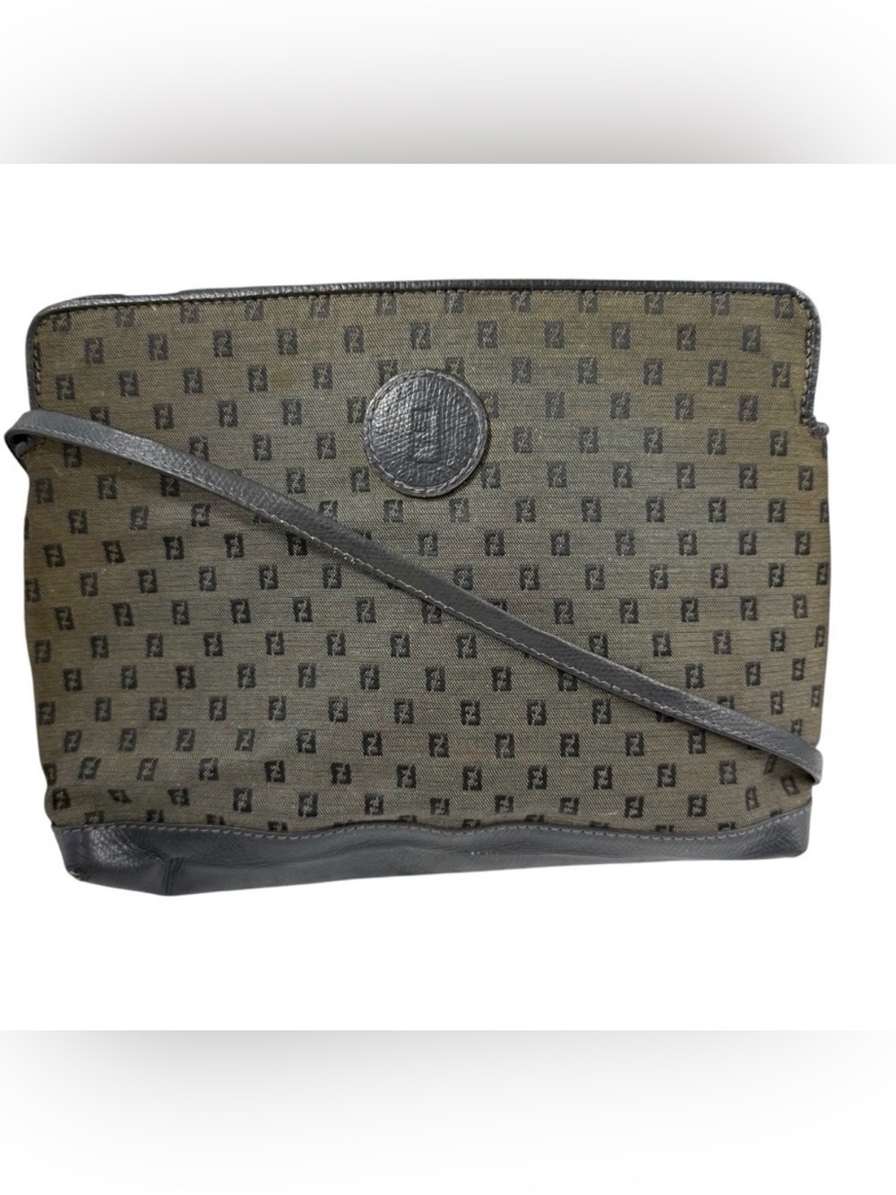 Fendi vintage 80s Zucca Crossbody Bag mini logo